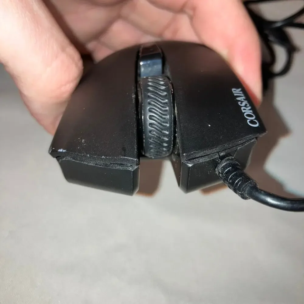 Gaming Corsair Harpoon RGB Wired Mouse Tested Used 6k DPI 5 Mappable Buttons